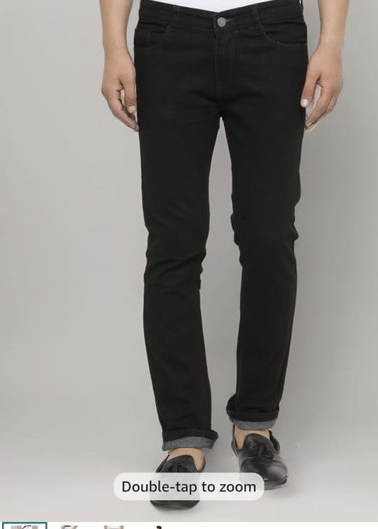 Men's black jeans