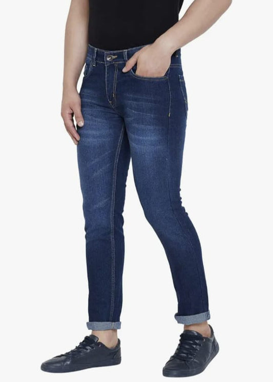 Men's bule line jeans