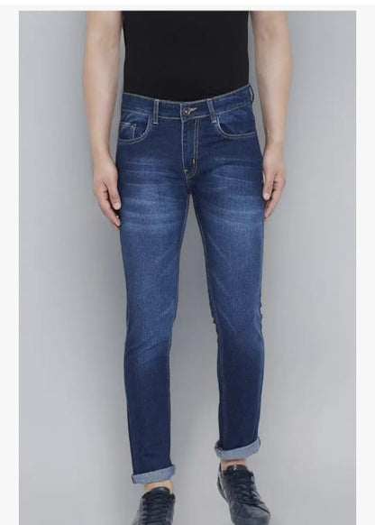 Men's bule line jeans
