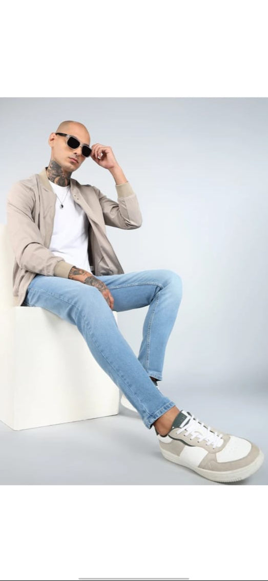 Men's taperd fit mid rise blue
