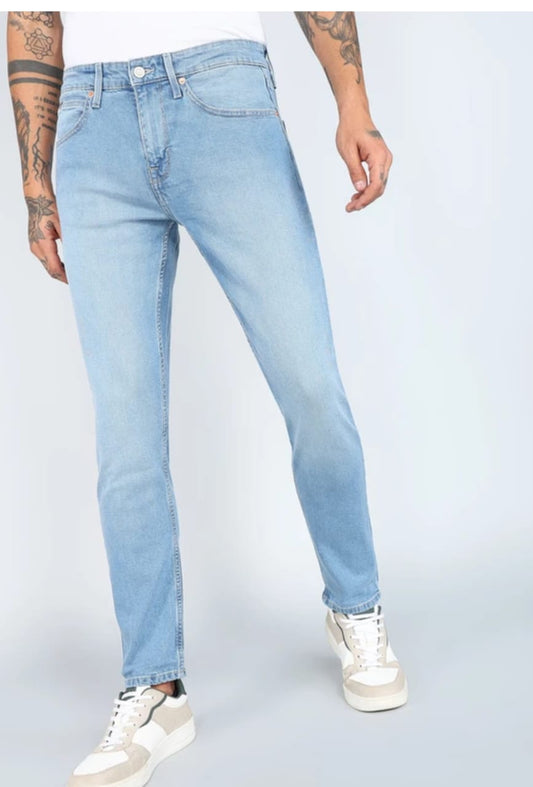 Men's taperd fit mid rise blue