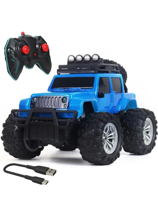Kids RC blue toy car