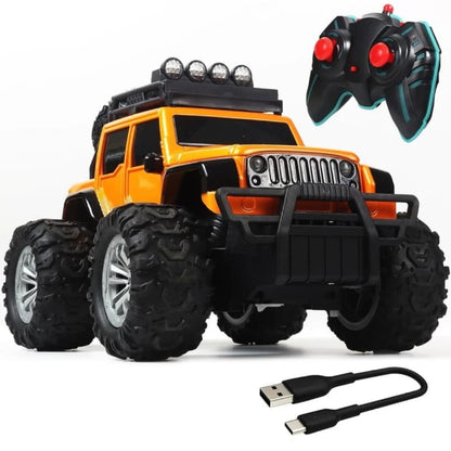 Yellow rc Monster truck