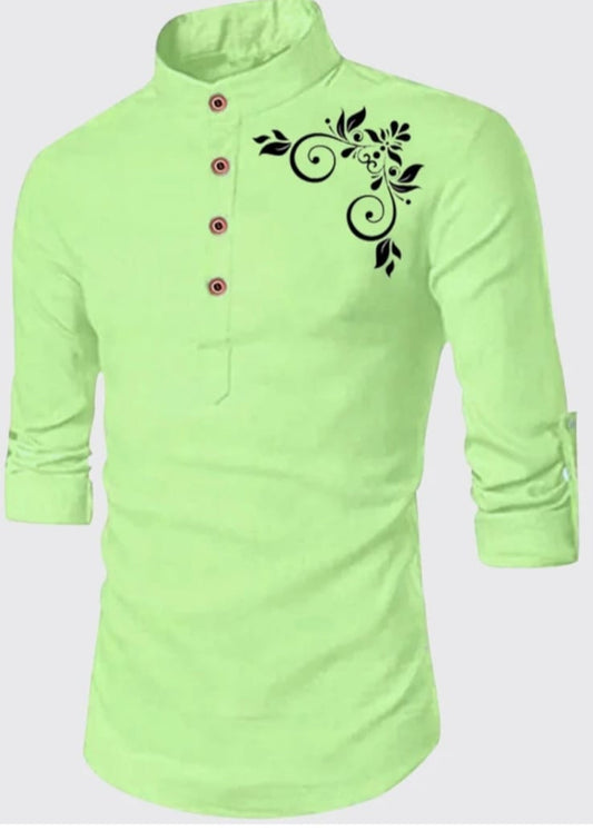 Men's desiner kurta-style shirt