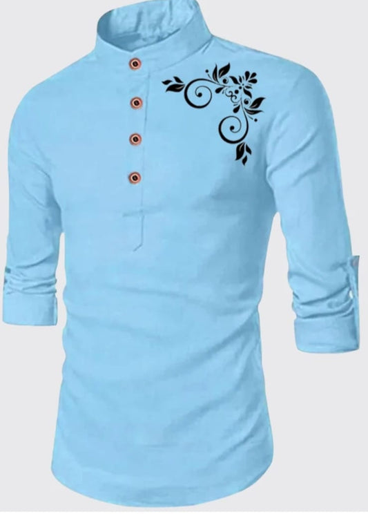 Men's desiner kurta-style shirt