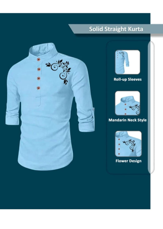 Men's desiner kurta-style shirt