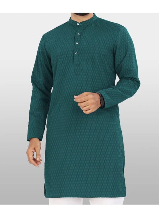 Men's green kurta