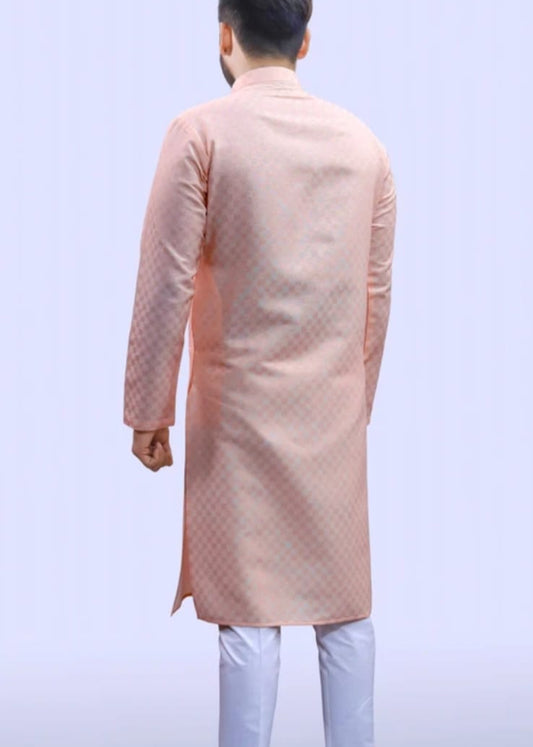 Men's PINK  kurta