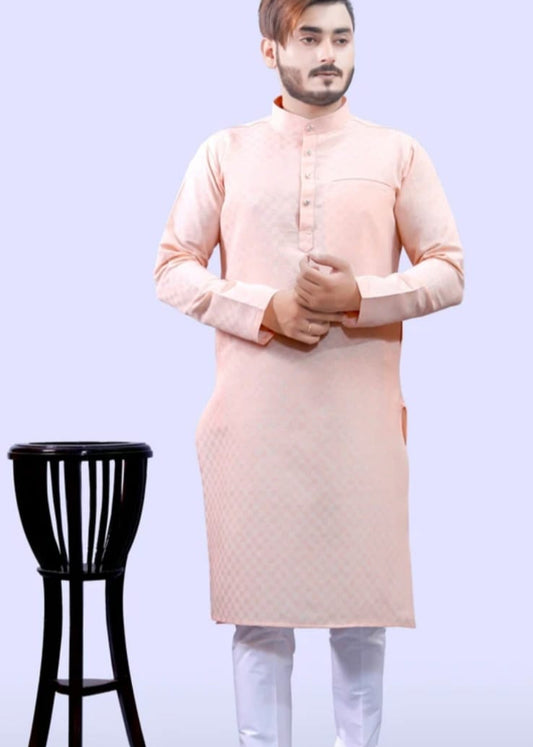 Men's PINK  kurta