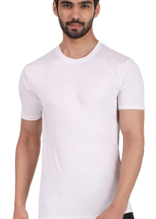 Men's white  T- shirt