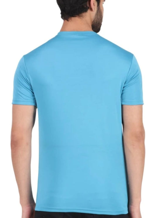 Men's sky blue T- shirt