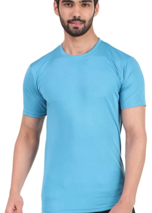 Men's sky blue T- shirt