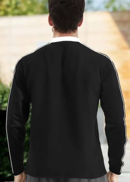 Men's Stream colar ziper style  T-shirts