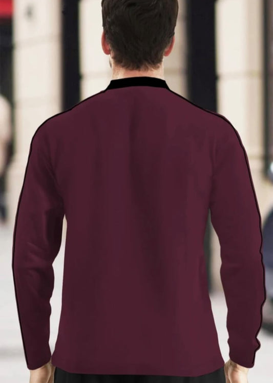 Men's Maroon  Advace gama style  😎  T-shirt
