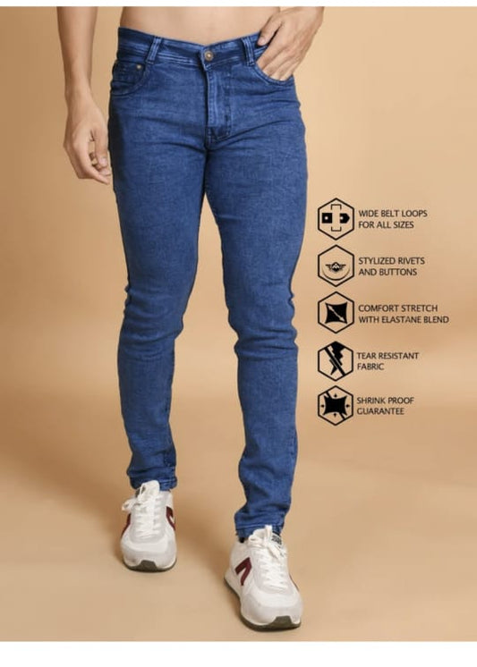 Blue tone simple jeans