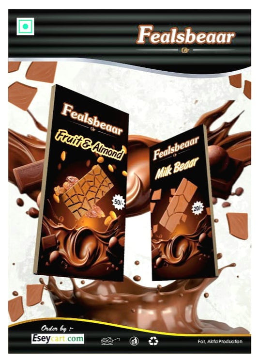 Fealsbeaar fruit almond & Milk bar
