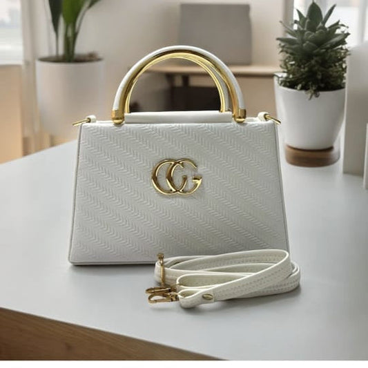 gucci grill desiner whitr purse