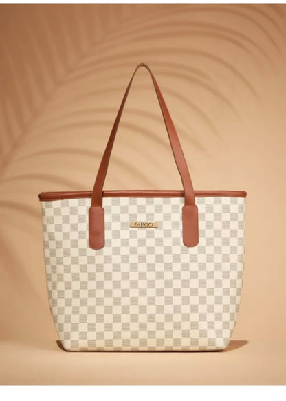 fabgo white hand purse