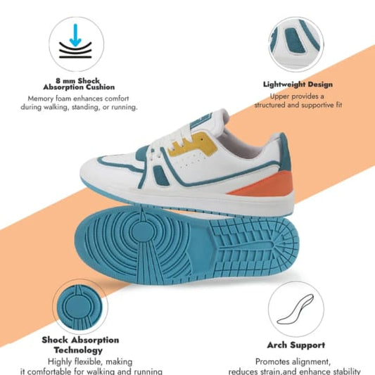 COLOUR BLOCKED MEMORY CVUION SNEAKER
