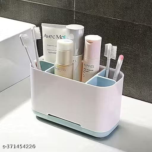 Multipurpose Bathroom Stand | Storage Organizer for Home | Toothbrush Stand , Holder | Bathroom Accessories |