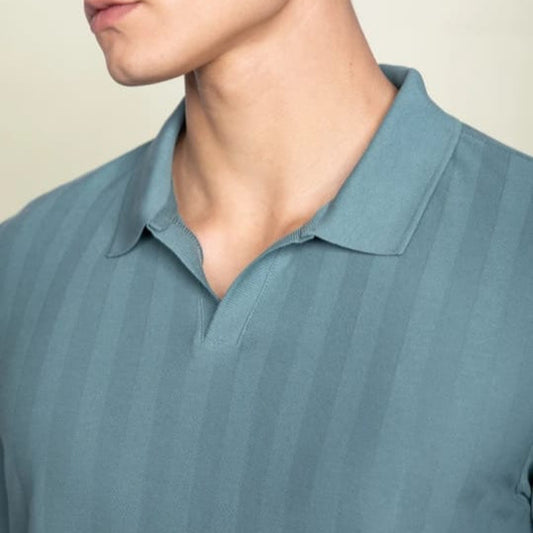 men' s stlish blue t shirt