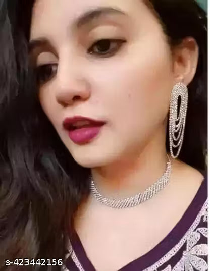 ARTIFICIAL DIAMOND necklace  Jewellery set
