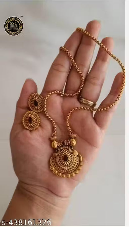NEW TRENDING JEWELLERY PENDANT SET