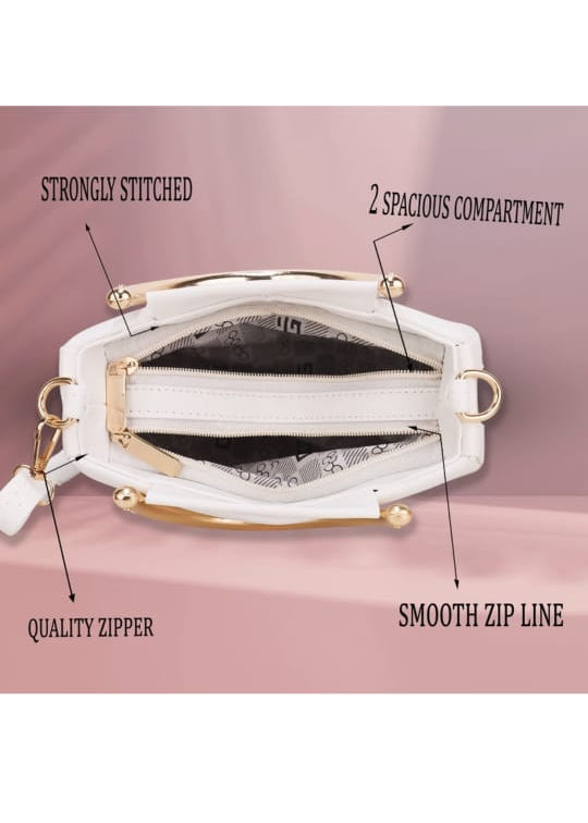 yet desinert white purse