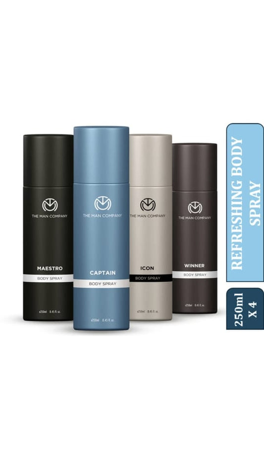 fluent fragrances pack of four by the man compamny