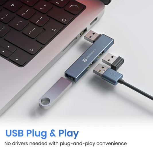 MPORT MINO A USB HUB 3 IN 1 USB 3.0 ANS 2.0 USB PLUG COMPACTABLE METAL BODY