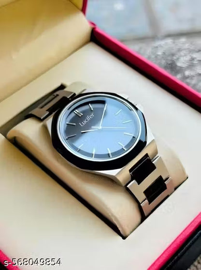 Premium Stainless Steel Men’s Watch | Adjustable Lock | double tone Analog Watch - For Men HOMAGE EDITION