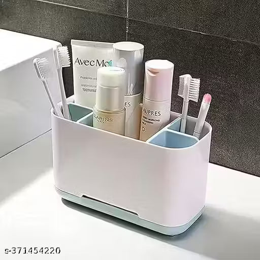 Multipurpose Bathroom Stand | Storage Organizer for Home | Toothbrush Stand , Holder | Bathroom Accessories |
