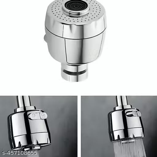Stainless Steel 360 Degree Flexible tap extender for kitchen sink, tap Shower Sprinkler Metal hose 360 Degree