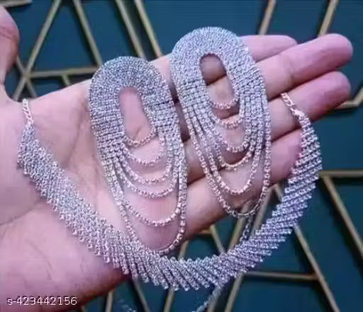 ARTIFICIAL DIAMOND necklace  Jewellery set