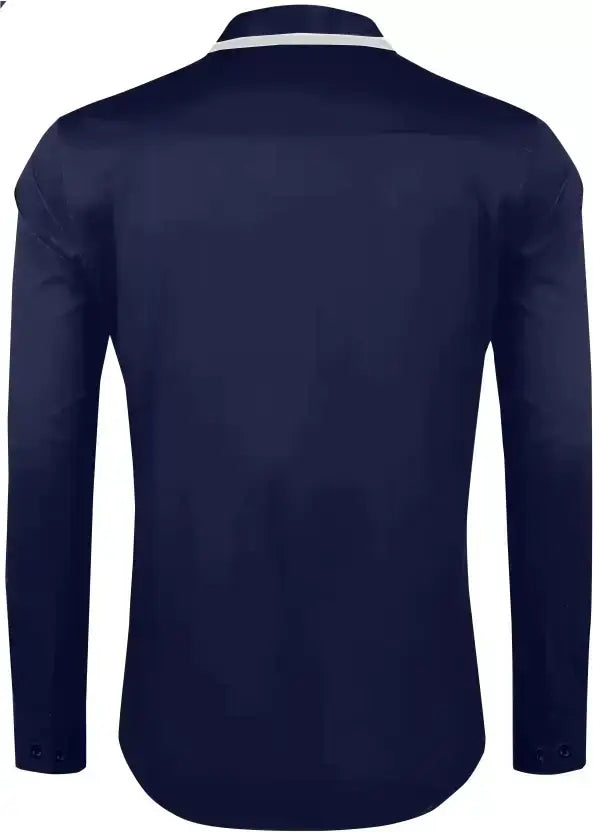 Men Regular Fit Solid Button Down Collar Casual Shirt