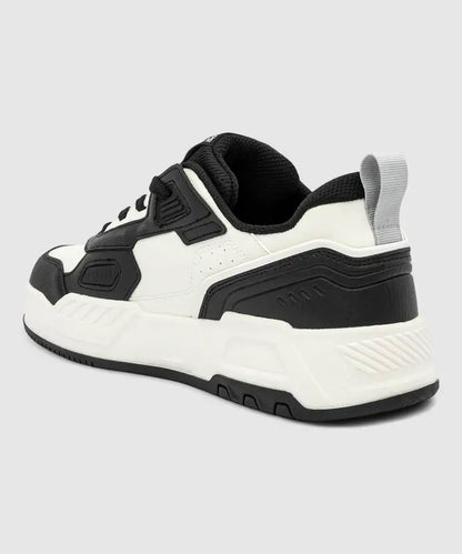 sneaker Casuals For Men  (White, Black , 6)