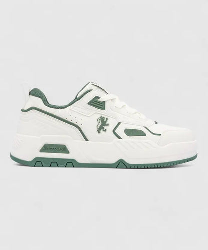 Lifestyle Sneakers for Men | Elegantly Rounded Front, Soothing Insole Casuals For Men  (White, Green , 6)