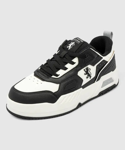sneaker Casuals For Men  (White, Black , 6)