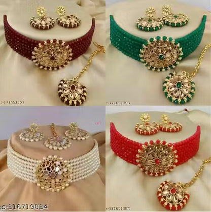 3 month guarated jewellery,choker,necklace,jewellery set,indian wedding jewellery set,Maangalyam/Murukku,south,indian,maharastrian,highquality set for women girls