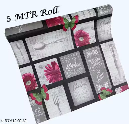 Furnish Flow 5 Meter Rectangular Long Shelf Liner , Sheet Roll / Mat For Drawer/Mat Roll/Protector For Wardrobe/, Antislip Mat, Size - 45 X 500 Cm Multipurpose Mat Roll